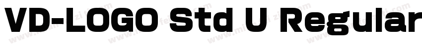 VD-LOGO Std U Regular字体转换